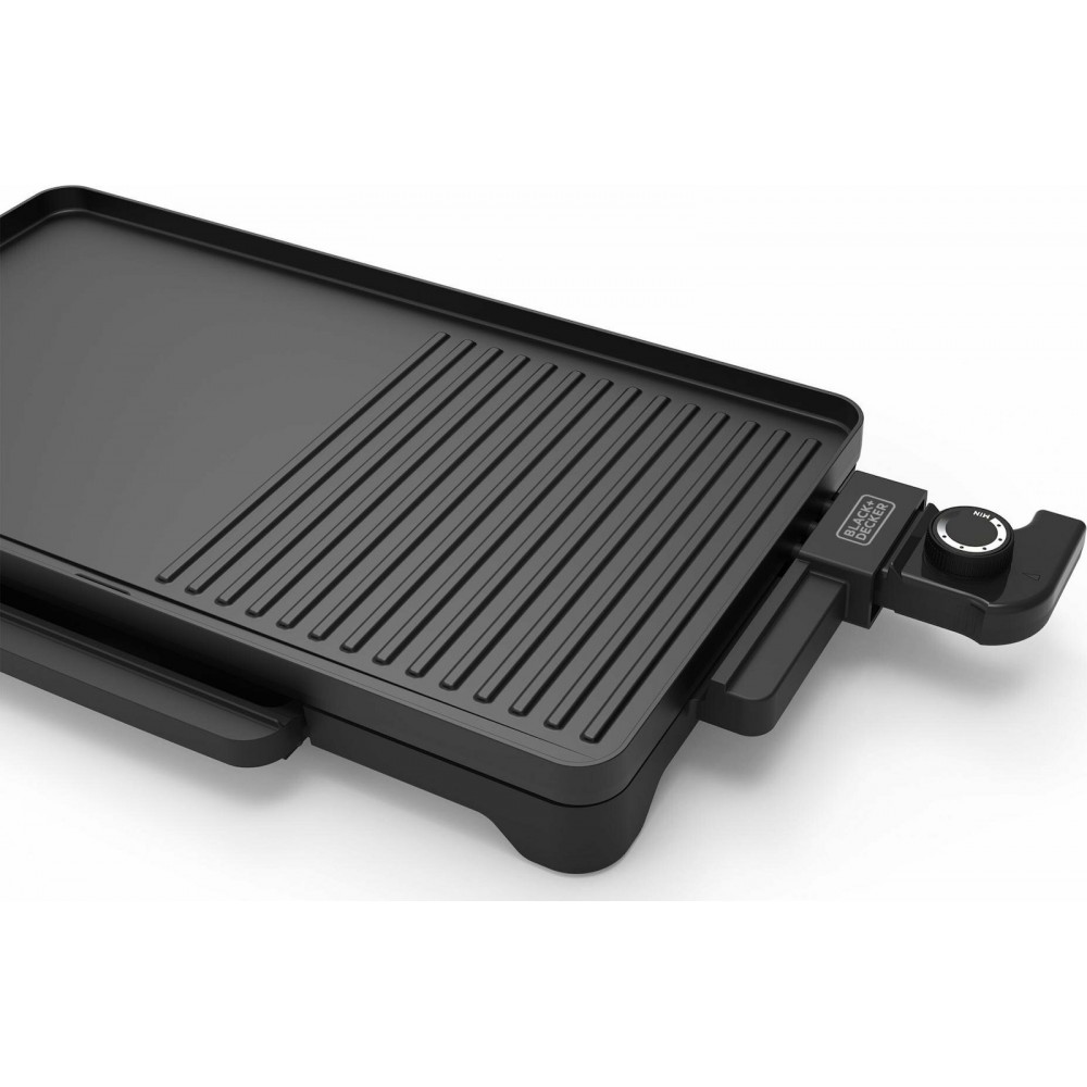 Black & Decker Electric Griddle BXGD2200E Ηλεκτρική Ψησταριά 2200W με Ρυθμιζόμενο Θερμοστάτη