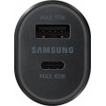 Samsung Φορτιστής Αυτοκινήτου Μαύρος Γρήγορης Φόρτισης με Θύρες: 1xUSB 1xType-C μαζί με Καλώδιο type-C Samsung Φορτιστής Αυτοκινήτου Μαύρος Γρήγορης Φόρτισης με Θύρες: 1xUSB 1xType-C μαζί με Καλώδιο type-C