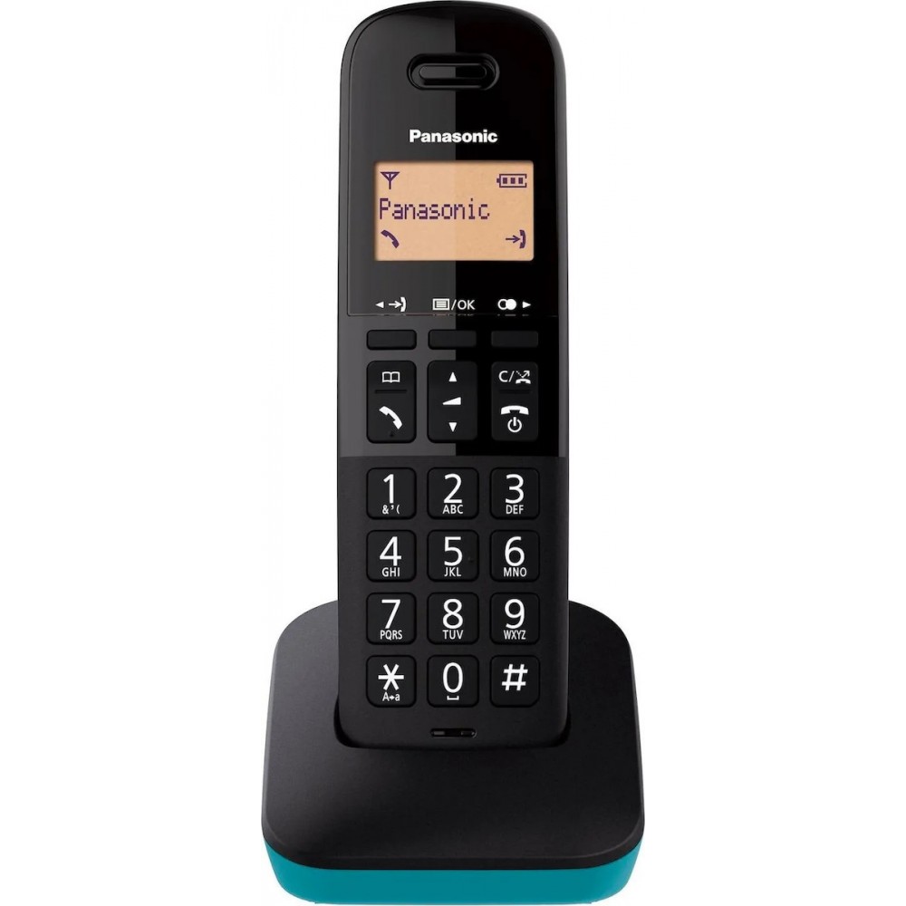 Panasonic KX-TGB610JTC Ασύρματο Τηλέφωνο Τιρκουάζ Ελληνικό Μενο΄ύ