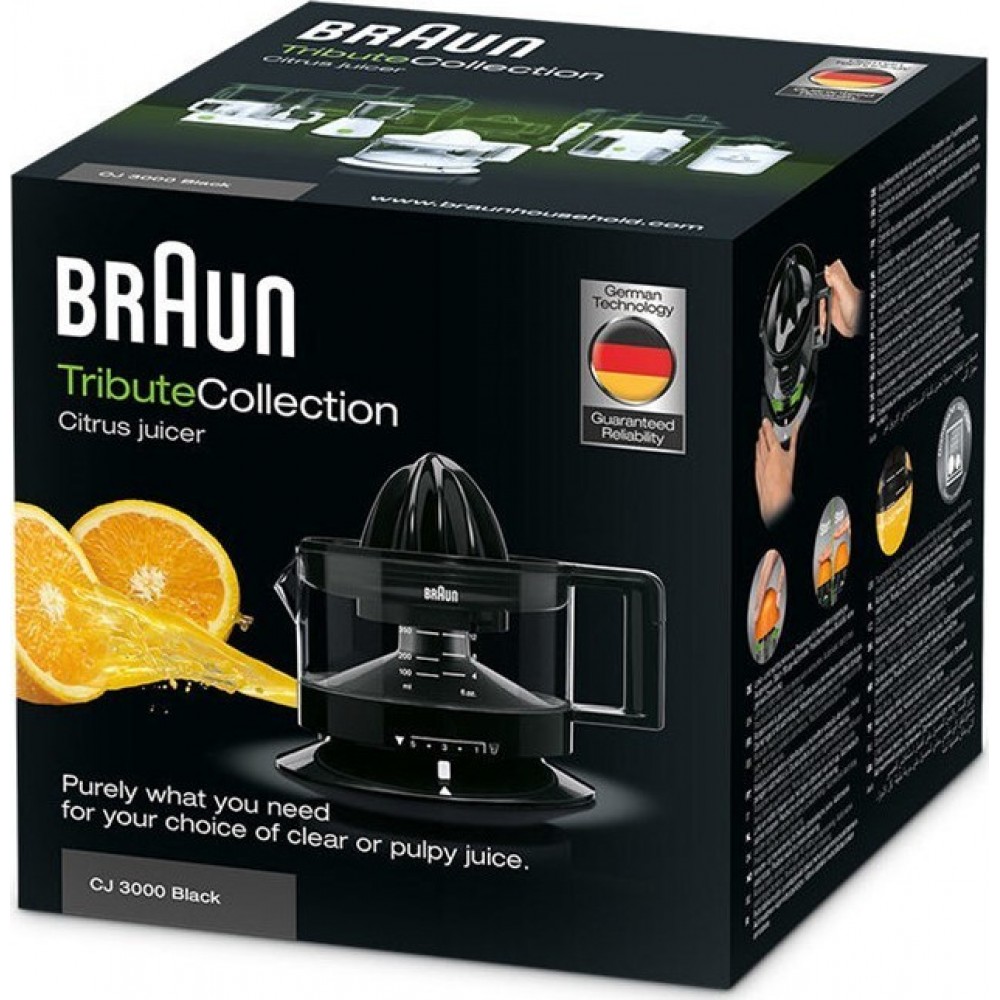 Braun CJ 3000 Ηλεκτρικός Στίφτης 20W Μαύρος Braun CJ 3000 Ηλεκτρικός Στίφτης 20W Μαύρος