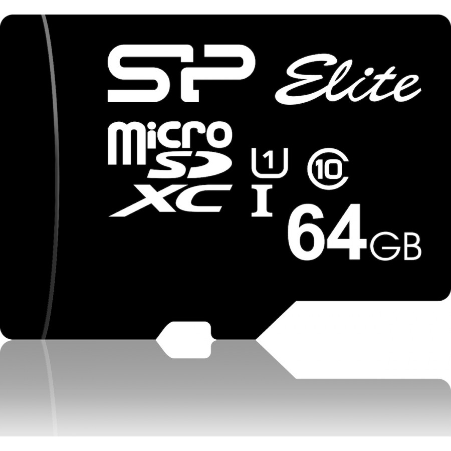 Silicon Power Elite microSDXC 64GB U1 with Adapter