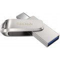 Sandisk Ultra Dual Drive Luxe 128GB USB 3.1 Stick με σύνδεση USB-C Ασημί Sandisk Ultra Dual Drive Luxe 128GB USB 3.1 Stick με σύνδεση USB-C Ασημί