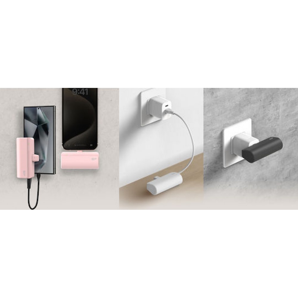 Silicon Power QD50 Power Bank 5000mAh 20W με Θύρα USB-C Power Delivery Μαύρο Silicon Power QD50 Power Bank 5000mAh 20W με Θύρα USB-C Power Delivery Μαύρο