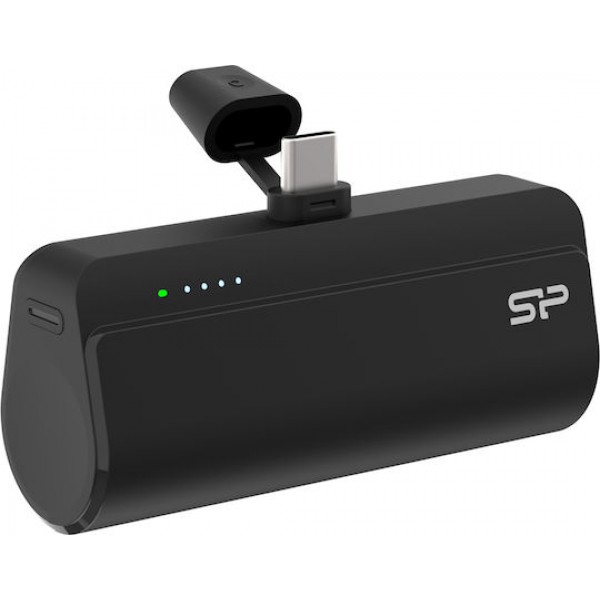 Silicon Power QD50 Power Bank 5000mAh 20W με Θύρα USB-C Power Delivery Μαύρο Silicon Power QD50 Power Bank 5000mAh 20W με Θύρα USB-C Power Delivery Μαύρο