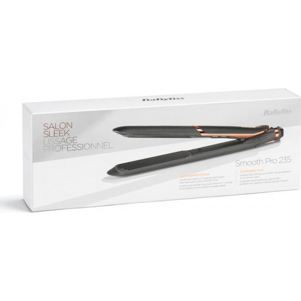 Babyliss Smooth Pro ST394E Πρέσα Μαλλιών με Κεραμικές Πλάκες Ionic Babyliss Smooth Pro ST394E Πρέσα Μαλλιών με Κεραμικές Πλάκες Ionic