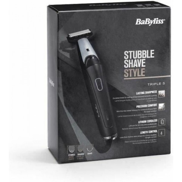 Babyliss Επαναφορτιζόμενη Κουρευτική Μηχανή Μαύρη T880E