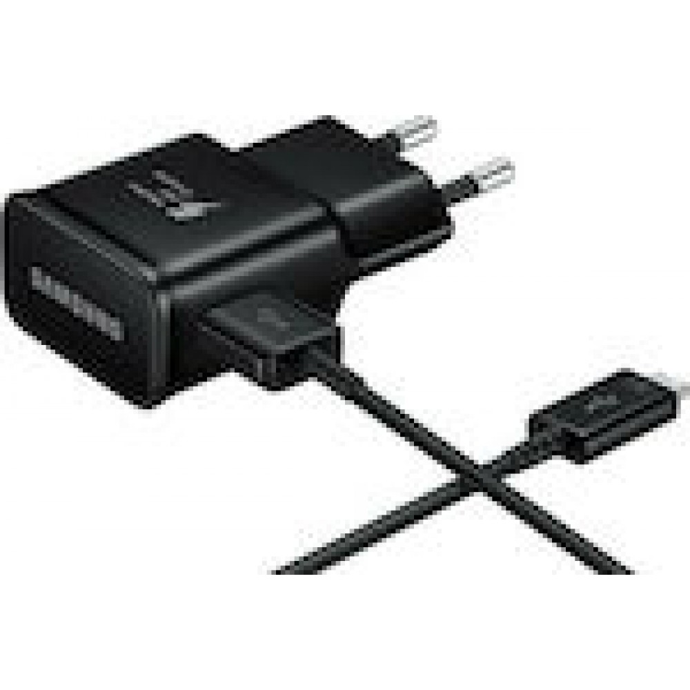 Samsung Φορτιστής με Θύρα USB-A και Καλώδιο USB-C 15W Μαύρος (EP-TA20EBE + EP-DG950CBE Bulk) Samsung Φορτιστής με Θύρα USB-A και Καλώδιο USB-C 15W Μαύρος (EP-TA20EBE + EP-DG950CBE Bulk)