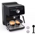 Krups Authentic Μηχανή Espresso 1100W Πίεσης 15bar Μαύρη XP381810