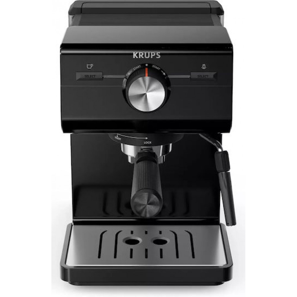 Krups Authentic Μηχανή Espresso 1100W Πίεσης 15bar Μαύρη XP381810