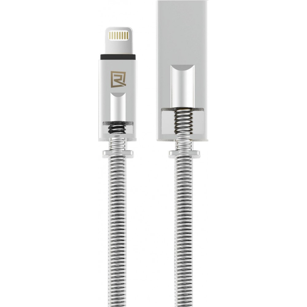 Remax Braided USB to Lightning Cable Silver 1m (Royalty) Remax Braided USB to Lightning Cable Silver 1m (Royalty)