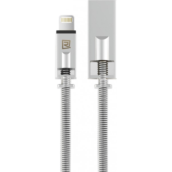 Remax Braided USB to Lightning Cable Silver 1m (Royalty) Remax Braided USB to Lightning Cable Silver 1m (Royalty)